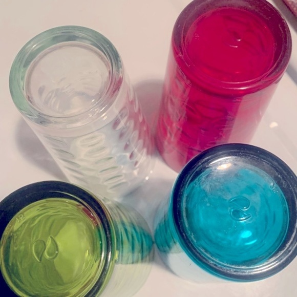 *MCM Set of 4 Pasabahce 14oz. Glass Tumblers in 4 vintage Beautiful Colors - Picture 11 of 12